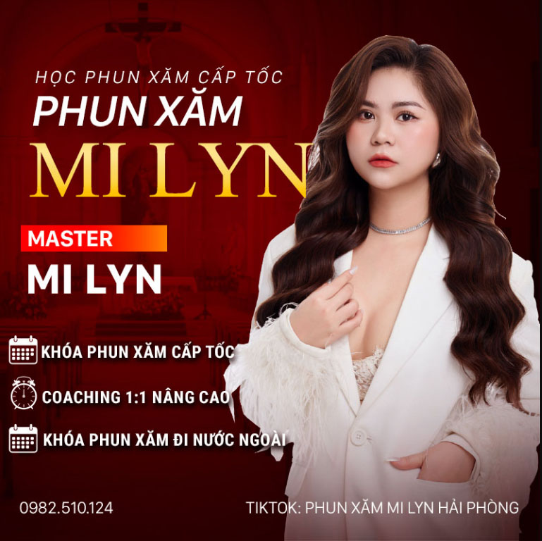 Học phun xăm thẩm mỹ giá rẻ Hải Phòng